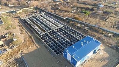 Очистные сооружения для г.Строитель, Белгородская обл., РФ. 10 000 куб.м/сутки