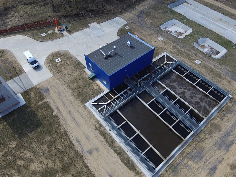 Очистные сооружения для г.Свислочь, Беларусь. 2000куб.м/сутки