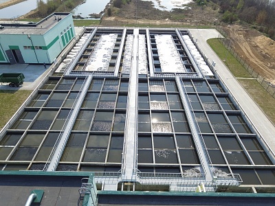 Очистные сооружения для г.Березино, Беларусь. 5000 куб.м/сутки