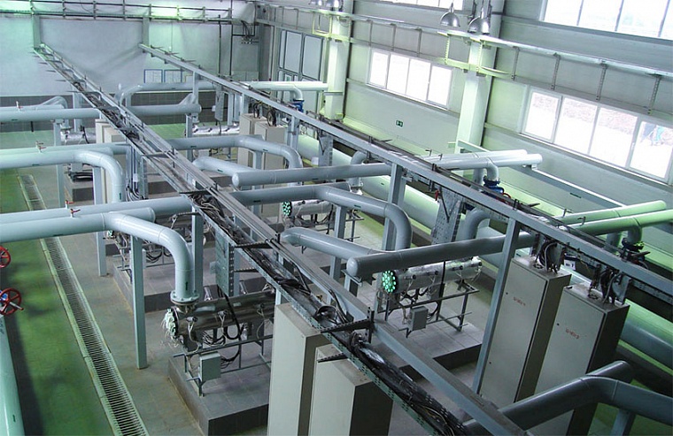 Камера ультрафиолетового (УФ) обеззараживания очистных сооружений